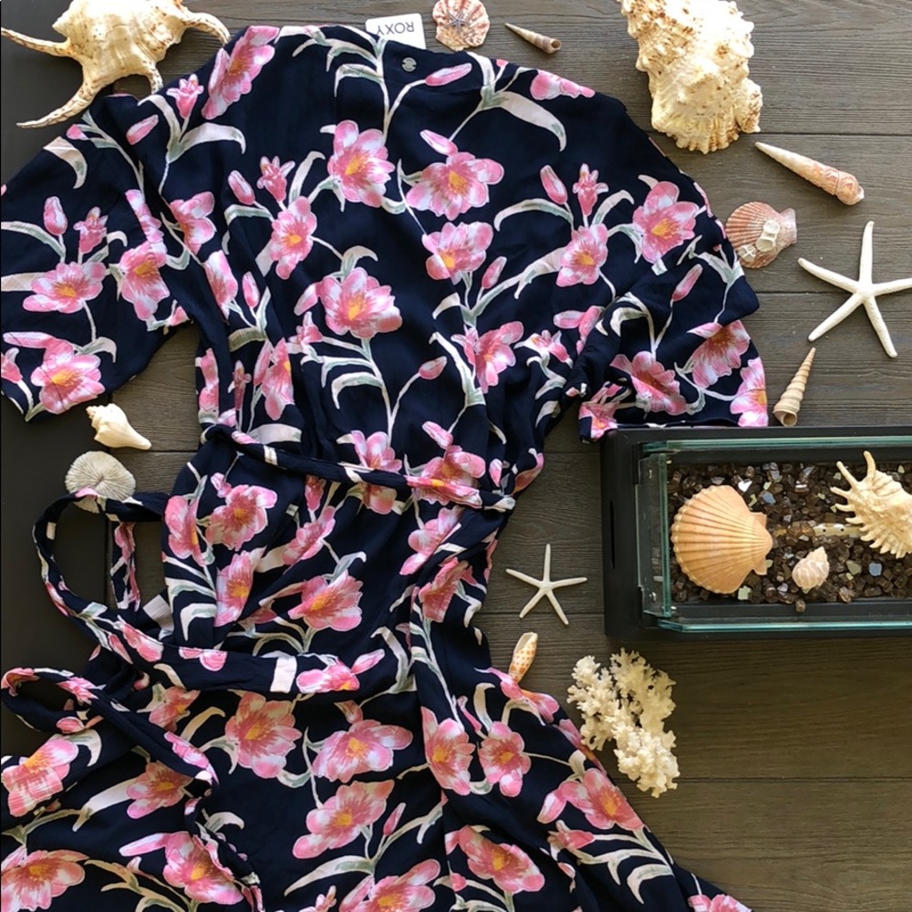 🌴🌼ROXY- PRIVY PLACES APRON KIMONO COVER UP🌼🌴 - Picture 11 of 15